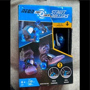 Neon street rollers roller skates clip on
